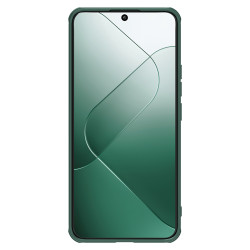 Husa magnetică de protecție pentru spate și camera foto (cu decupaj pentru camerele foto) verde pentru Xiaomi 14 Pro